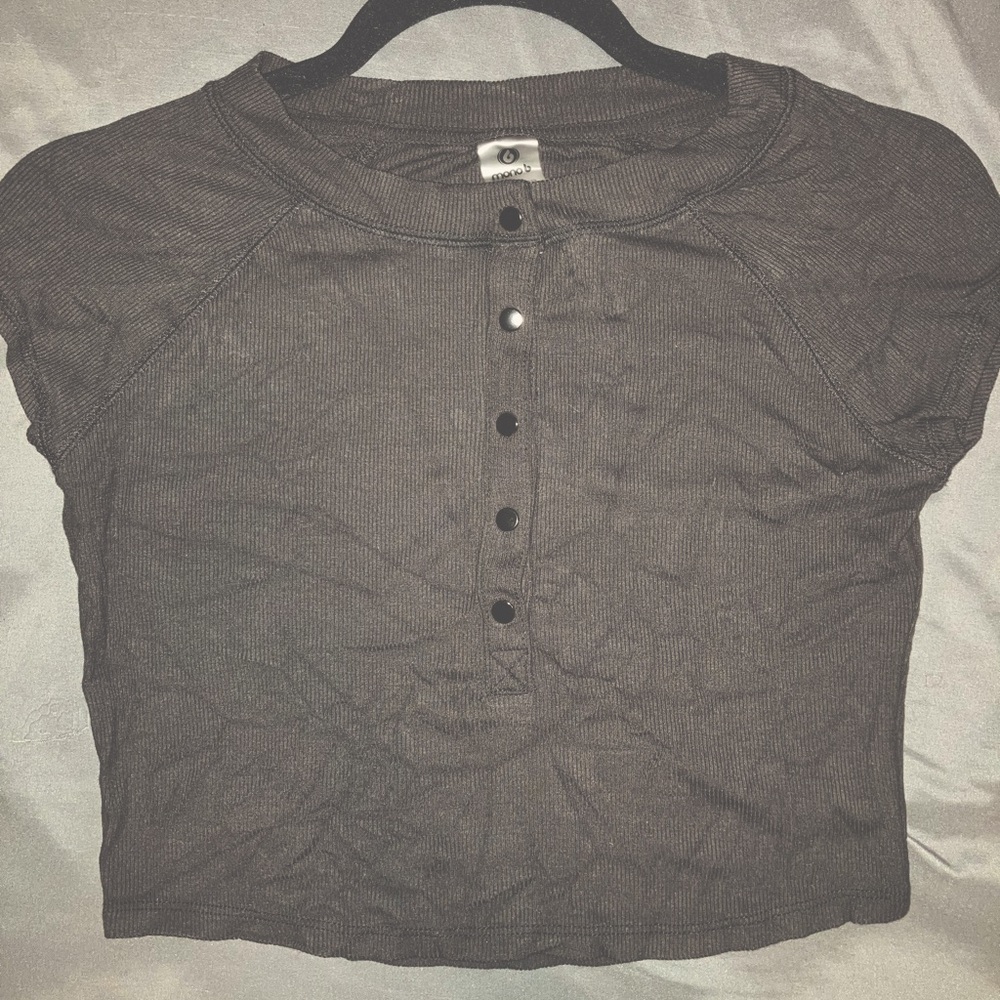 Mono B cropped top